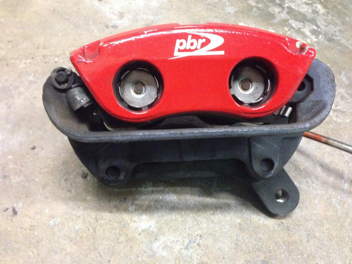 Ba Premium Brake Upgrade - Red Vs Black Caliper - Brakes - Ford XR6 ...