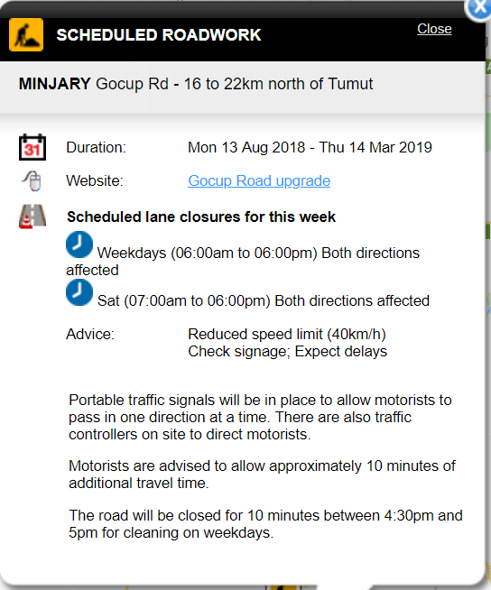 Tumut road closure north of Tumut.PNG